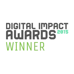 GOLD Winner Digital Impact Award 2015