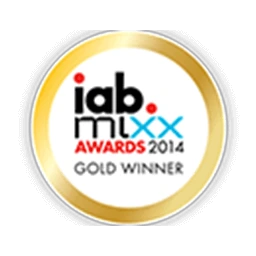 GOLD Winner Iab MIXX Awards 2014